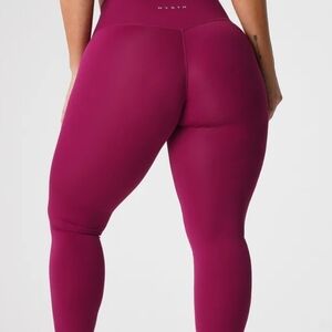 NVGTN Burgundy Signature Performance Leggings